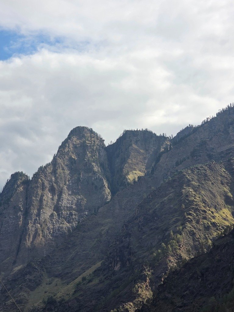 Majestic mountain peaks in Rudraprayag
